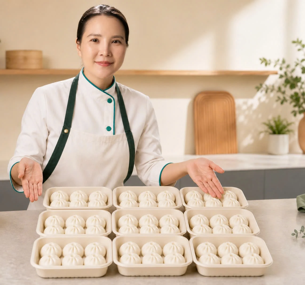 Cô Ngọc giới thiệu 9 set bánh bao mini