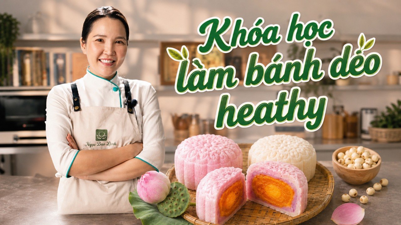 Khóa bánh dẻo kem trứng muối ít ngọt