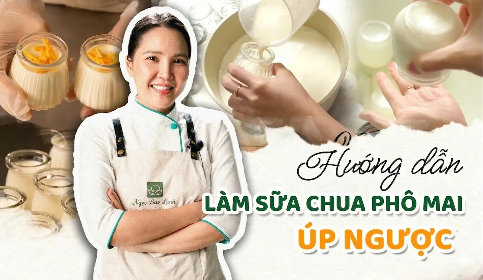 Sữa chua phô mai úp ngược | lopbanh.vn bởi cô Ngọc Bao Lành