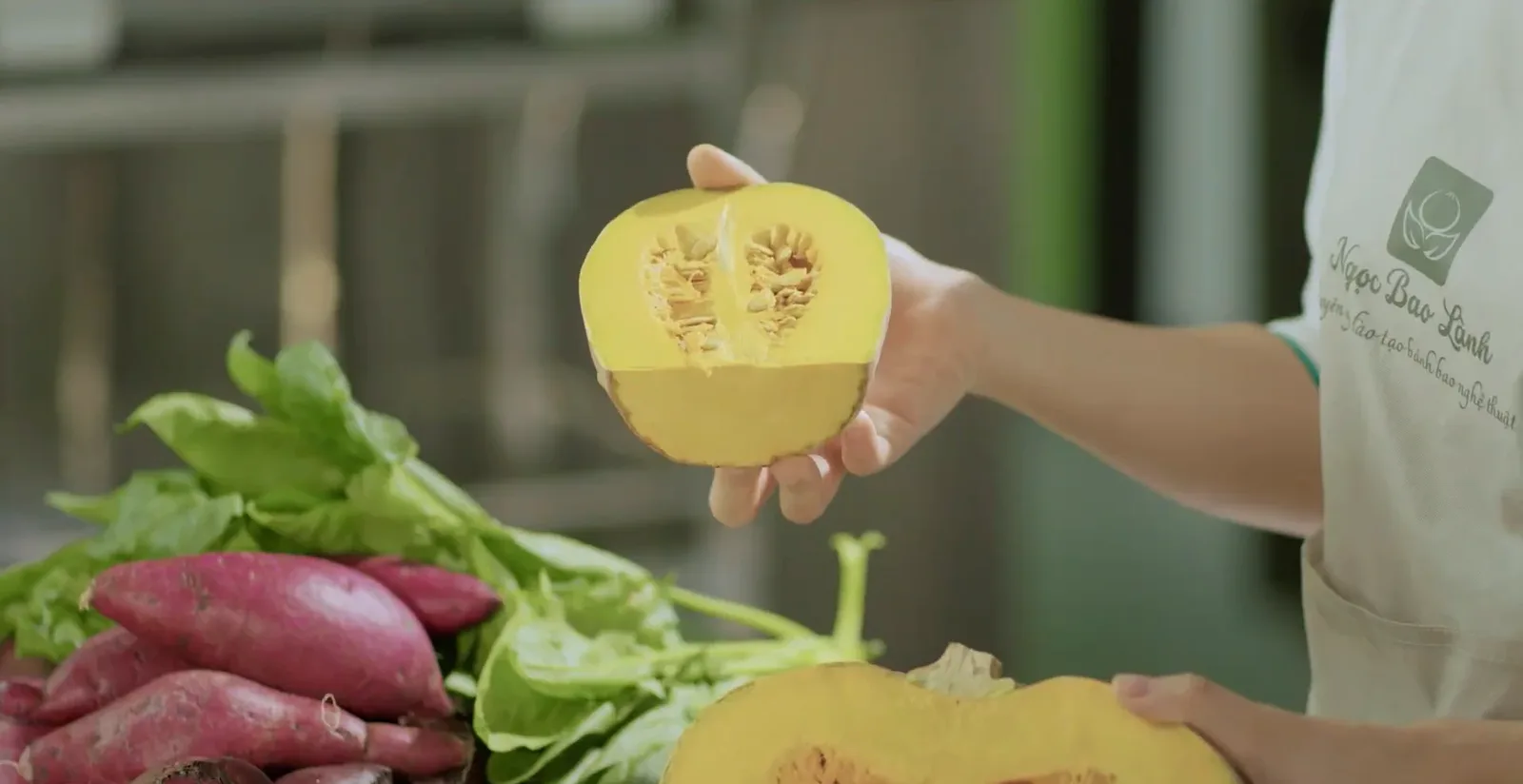 Bánh bao màu thiên nhiên thành phẩm rực rỡ sắc màu