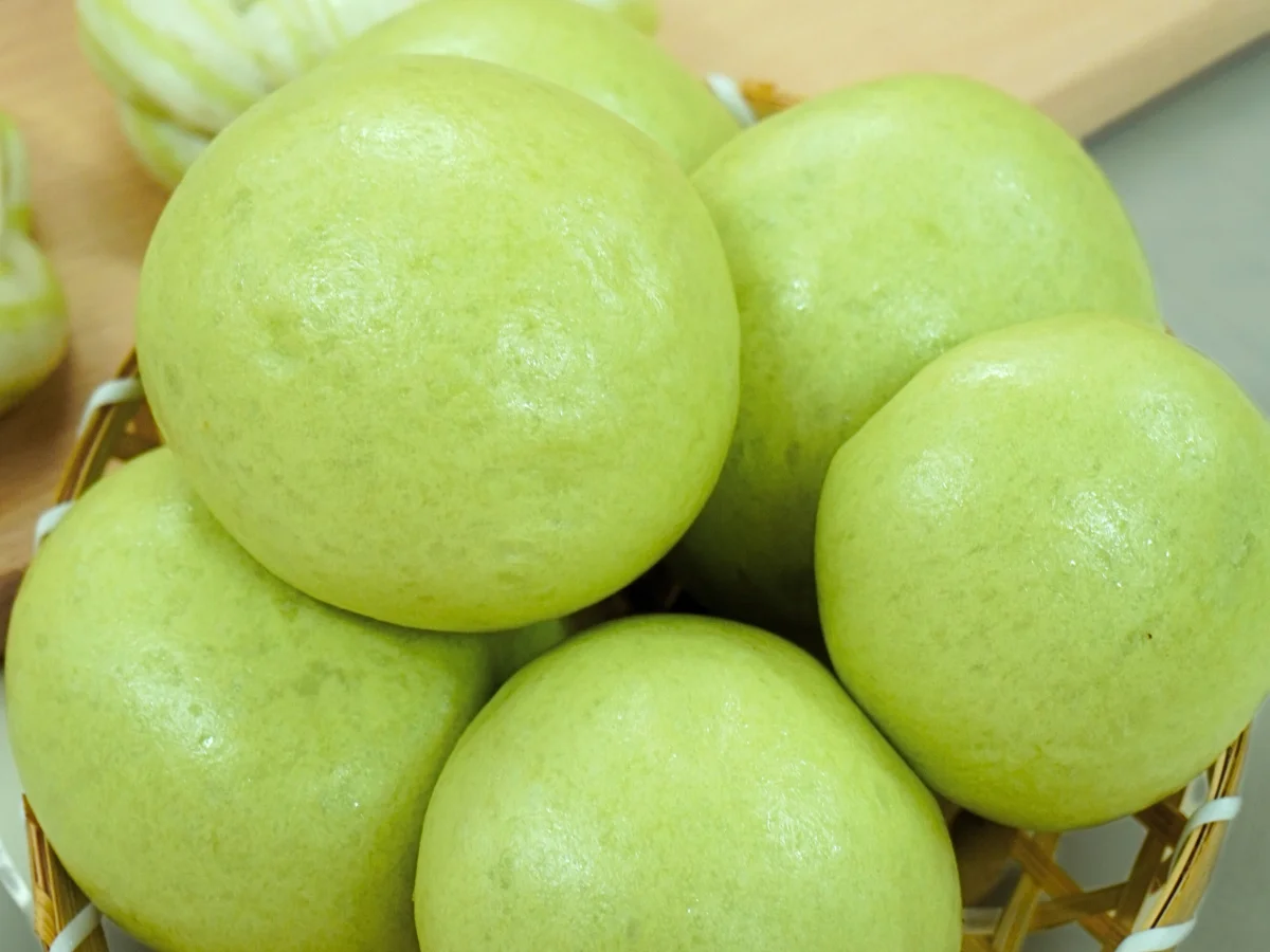 Mẻ bánh bao màu thiên nhiên rực rỡ sắc màu của cô Ngọc